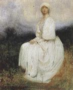 The Girl in White (mk37) Arthur hacker,R.A.